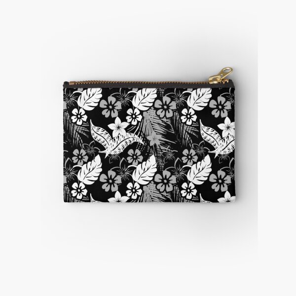 Item preview, Grey Black and White Hawaiian Floral designed and sold by Sharon Schwalbe.