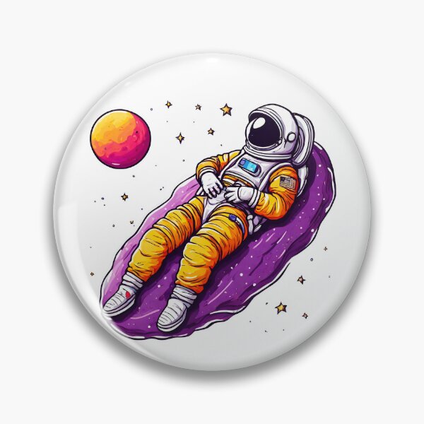 Item preview, Astronaut Lounging on Moon 3 designed and sold by Tom-Johnson.