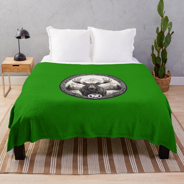 Item preview, Moose in a circle with ethnic ornament designed and sold by VugArtShop.