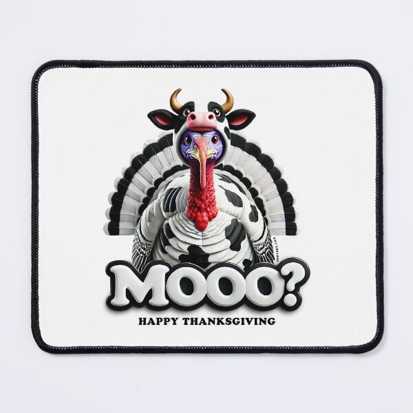 Item preview, Mooo? Happy Thanksgiving designed and sold by zeeteezofficial.