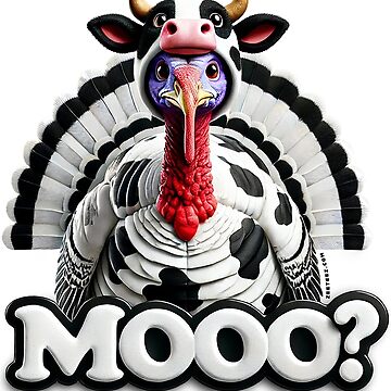 Artwork thumbnail, Mooo? Happy Thanksgiving by zeeteezofficial