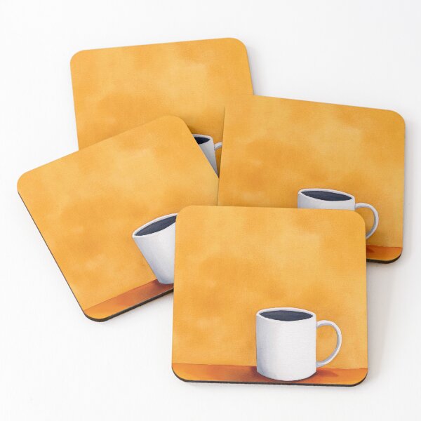 Item preview, Minimalist White Coffee Mug on Orange Background designed and sold by WPCreator.