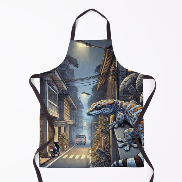 Item preview, Nocturnal Tokay Gecko Hunt in Thai Streets designed and sold by NocturnalNook.