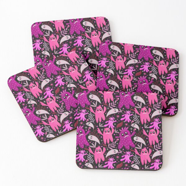 Item preview, The cute little ghost pattern - pink designed and sold by Kaushlydraw.