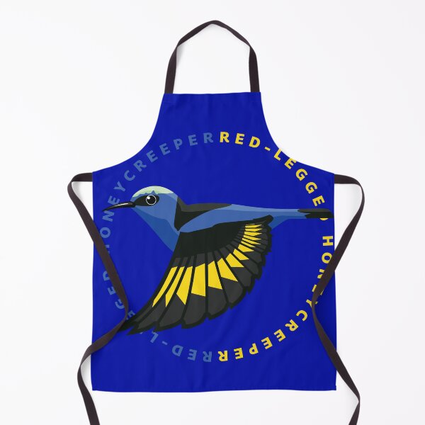 Item preview, Bird Exotic Red-Legged Honeycreeper Cartoon Character designed and sold by SUPERHERON.