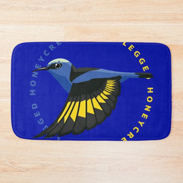 Item preview, Bird Exotic Red-Legged Honeycreeper Cartoon Character designed and sold by SUPERHERON.