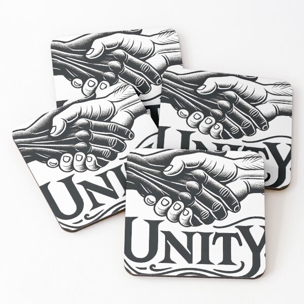 Artikelvorschau, Unity Händeschütteln T-Shirt entworfen und verkauft von zeeteezofficial.