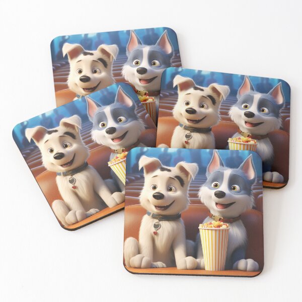 Item preview, two dogs in the cinema designed and sold by Mauswohn.