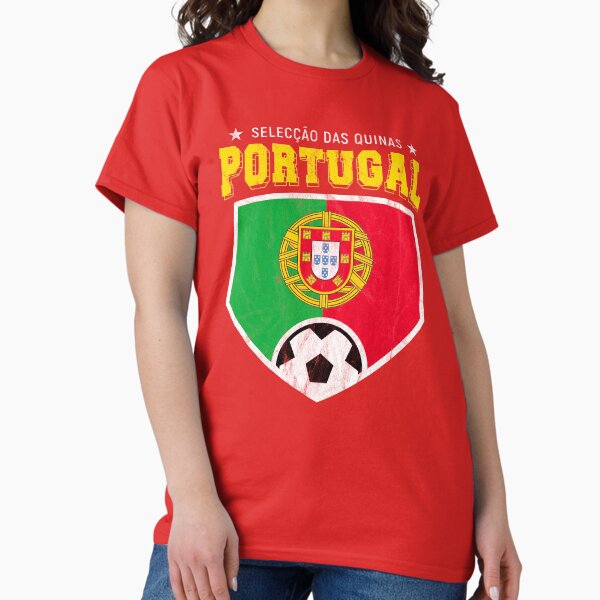 Aperçu de l'œuvre T-shirt drapeau national du Portugal Coupe du monde de football créée et vendue par screenworks.