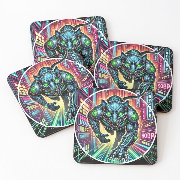 Artikelvorschau, Cyberpunk Neon Panther entworfen und verkauft von GabrielWest.