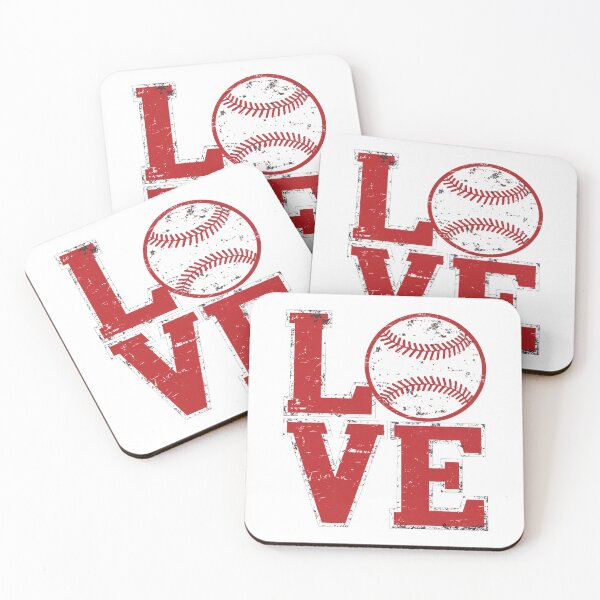 Artikelvorschau, Liebe zum Baseball Distressed Grafikdesign entworfen und verkauft von MastakDesign.