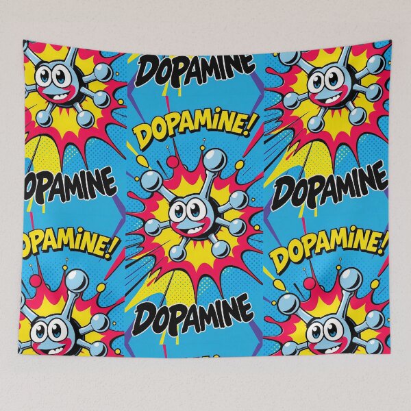 Item preview, Dopamine Burst in a Colourful Pop Art Style designed and sold by ArtComixHaven.