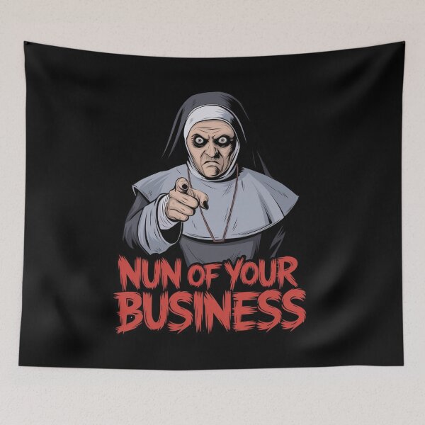 Item preview, Nun of your bisiness - Cursed nun - Satan nun - Bad nun designed and sold by JansenGS.