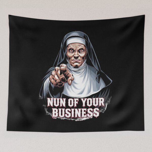 Item preview, Nun of your bisiness - Cursed nun - Satan nun - Bad nun designed and sold by JansenGS.
