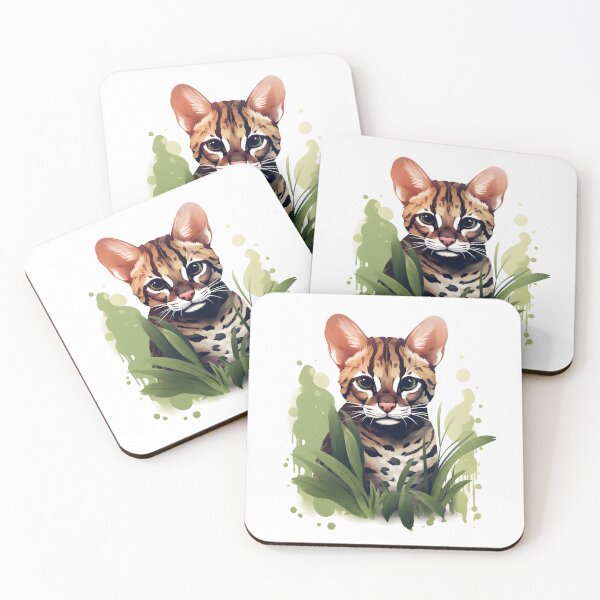 Item preview, Margay cat | Long-tailed cat designed and sold by DerSenat.