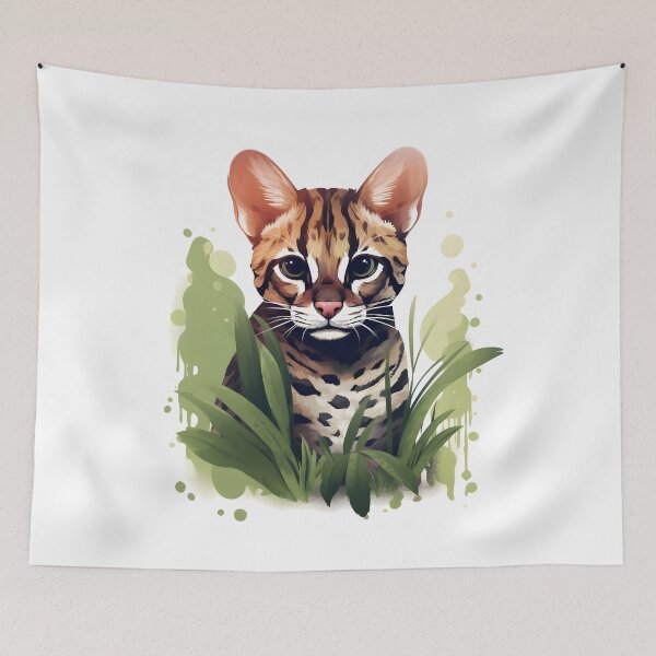 Item preview, Margay cat | Long-tailed cat designed and sold by DerSenat.