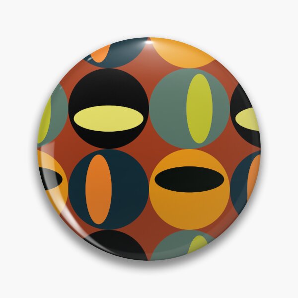 Item preview, retro abstract 1960s style pattern designed and sold by pauloneill-art.