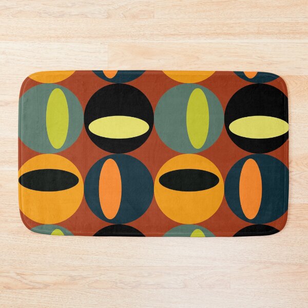 Item preview, retro abstract 1960s style pattern designed and sold by pauloneill-art.