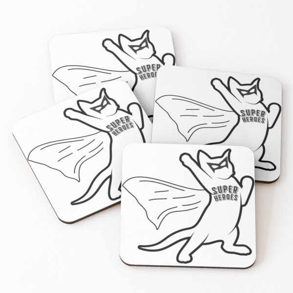 Item preview, Cat Super Heroes  designed and sold by upupupshop.