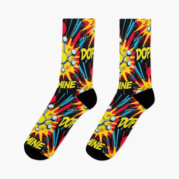 Item preview, Bold Pop Art Dopamine Molecule in Action designed and sold by ArtComixHaven.