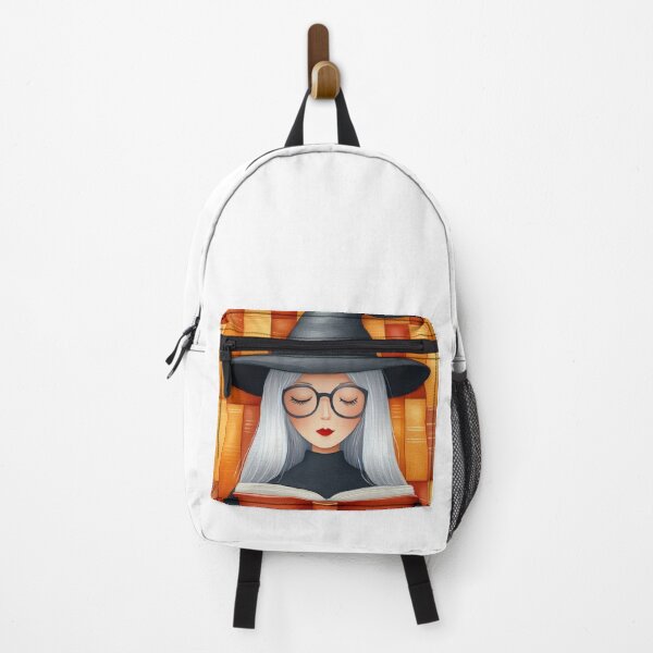 Item preview, Studious Witch Reading in a Cozy Library designed and sold by WPCreator.
