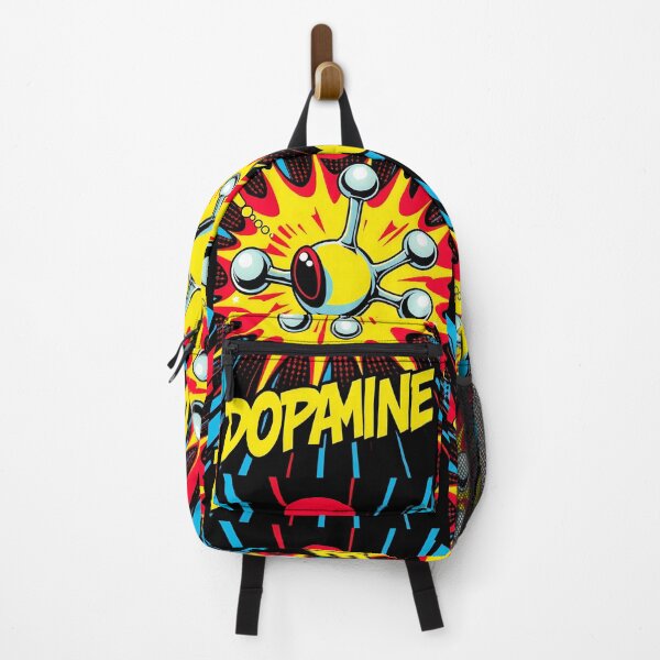 Item preview, Bold Pop Art Dopamine Molecule in Action designed and sold by ArtComixHaven.