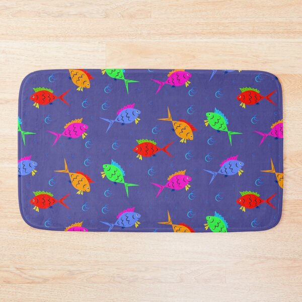 Item preview, A pattern of colored fish and bubbles designed and sold by ZorianArt.