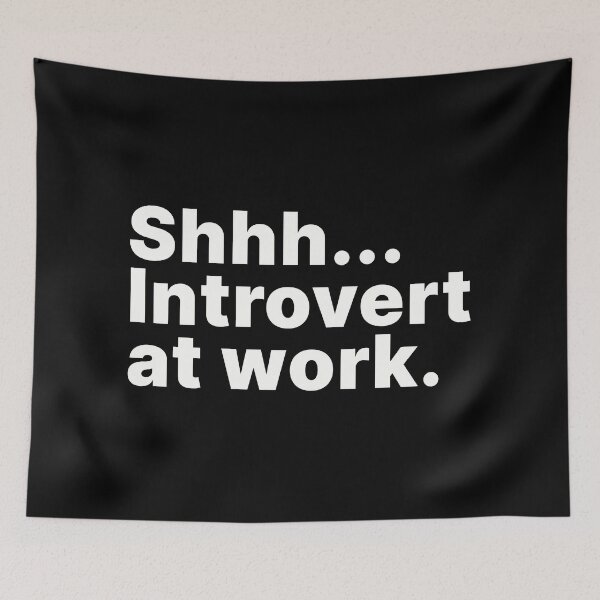 Item preview, Shhh... Introvert at work designed and sold by ThingsOnTees.