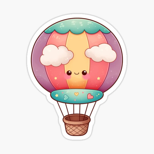 Item preview, Cute Hot Air Balloon! designed and sold by TheSillySartor.