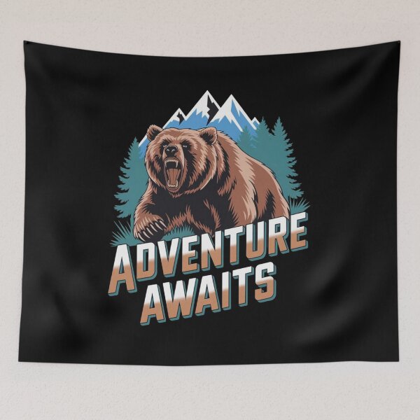 Item preview, Adventure awaits - Wilderness experience - Strange wilderness - Brave wilderness designed and sold by JansenGS.