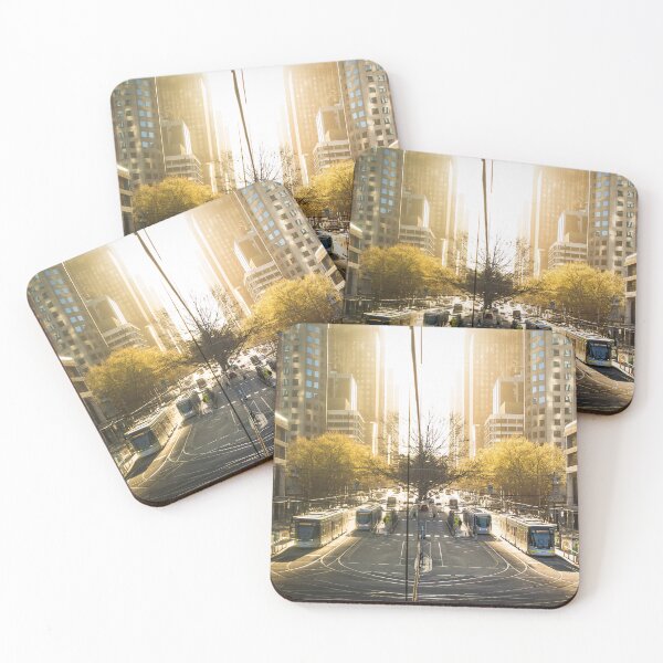 Item preview, Melbourne Trams reflected in window on Bourke street designed and sold by AndrewWilson.