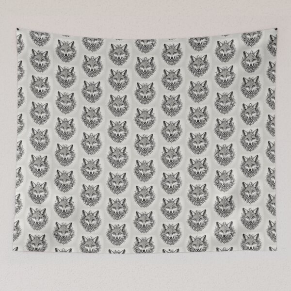 Item preview, Keeper: In Bloom—Portrait of a Fox, with Flowers designed and sold by DreadPeddler.