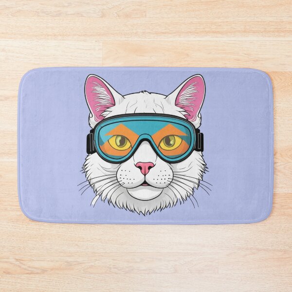 Item preview, The Skiing Cat designed and sold by 0penvimark.