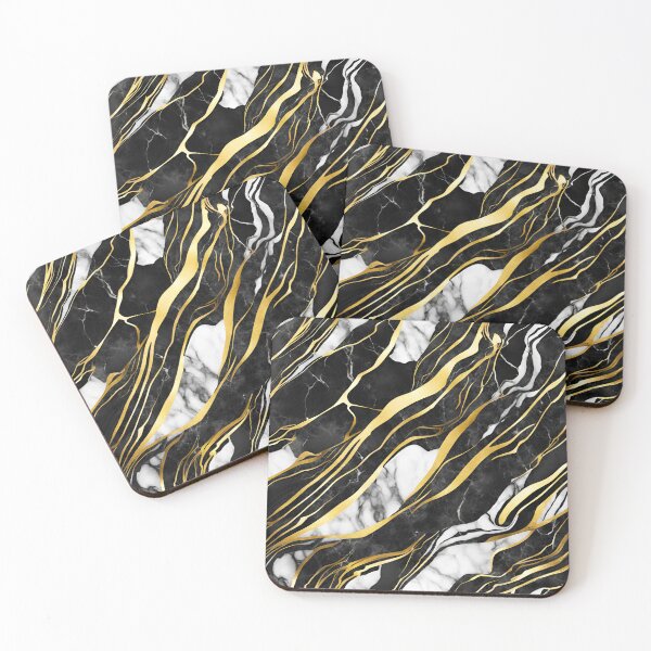 Item preview, Black Marble Surface Pattern 2 designed and sold by Tom-Johnson.