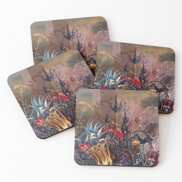 Item preview, Abstract Fantasy Whimsical Flowers designed and sold by ViviNyks.