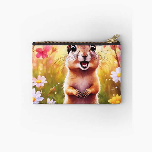 Item preview, Cute Ground Squirrel Amid Flowers 2 designed and sold by Tom-Johnson.
