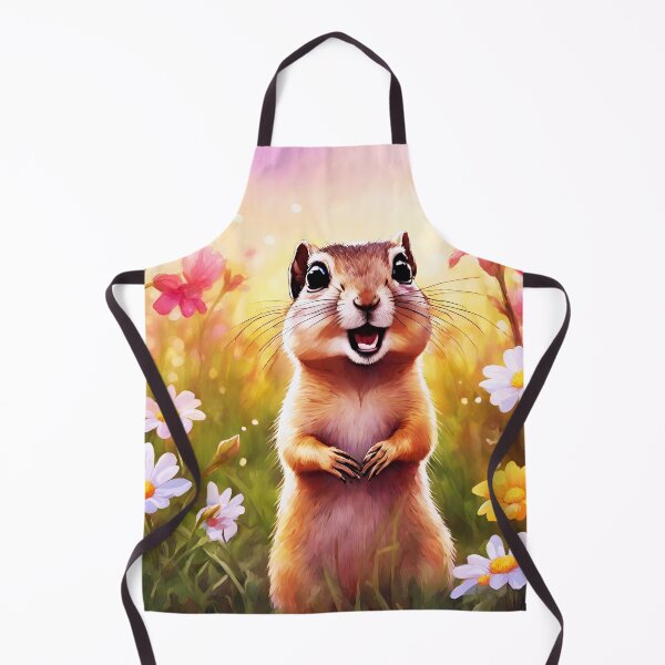 Item preview, Cute Ground Squirrel Amid Flowers 2 designed and sold by Tom-Johnson.