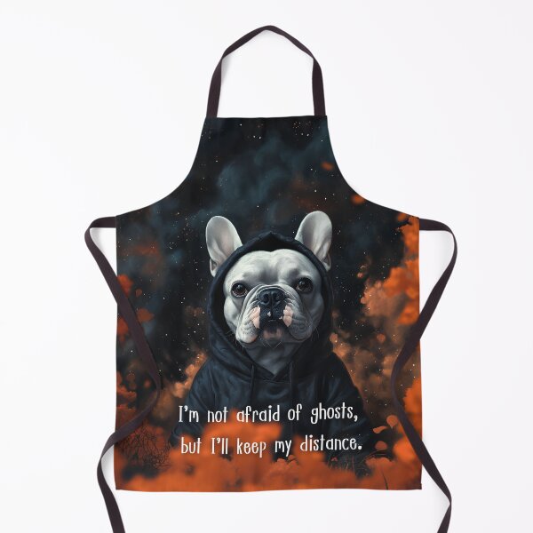 Item preview, Ominous French Bulldog, Black Hoodie, Prints Posters Set, Abstract Vibrant Wall Art, Halloween, Dog cute, Trendy Art, maximalist decor, matisse wall art,ghost art print, witchy decor designed and sold by ZloppyDesign.