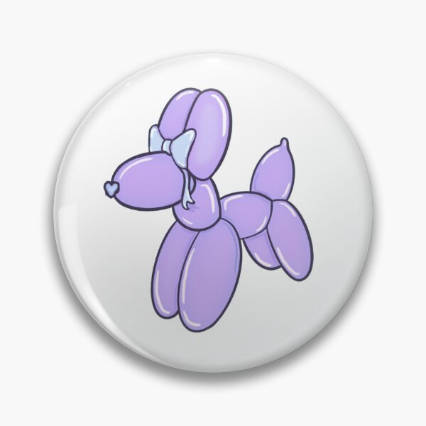 Item preview, Coquette Balloon Dog in Purple designed and sold by Doodalos.
