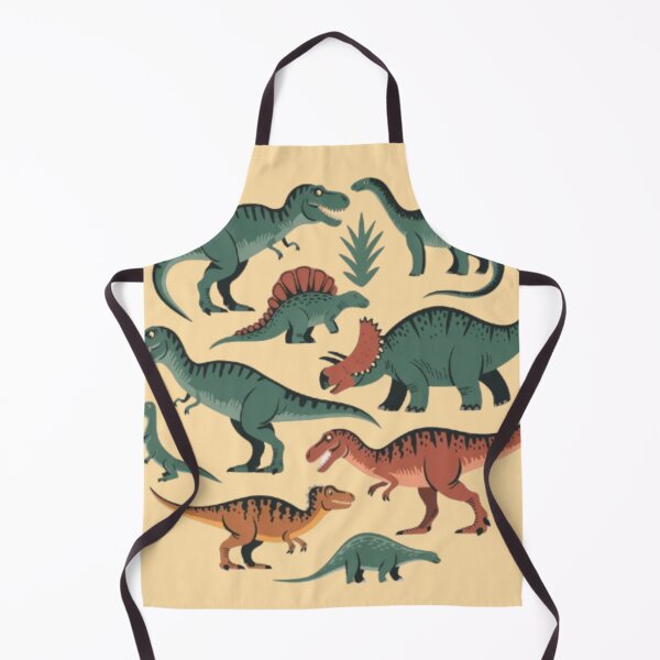 Item preview, Various Dinosaurs, including a T-Rex, a Triceratops, and a Velociraptor designed and sold by 123ks.