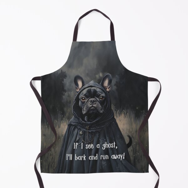 Item preview, French Bulldog in Cape, Dark Fantasy, Prints Posters Set, Abstract Vibrant Wall Art, Halloween, Dog cute, Trendy Art, maximalist decor, matisse wall art,ghost art print, witchy decor designed and sold by ZloppyDesign.