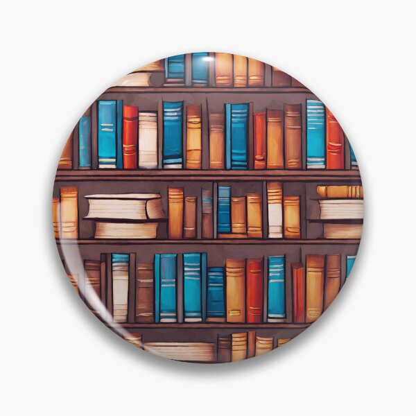 Item preview, Seamless Bookshelf Pattern 3 designed and sold by Tom-Johnson.