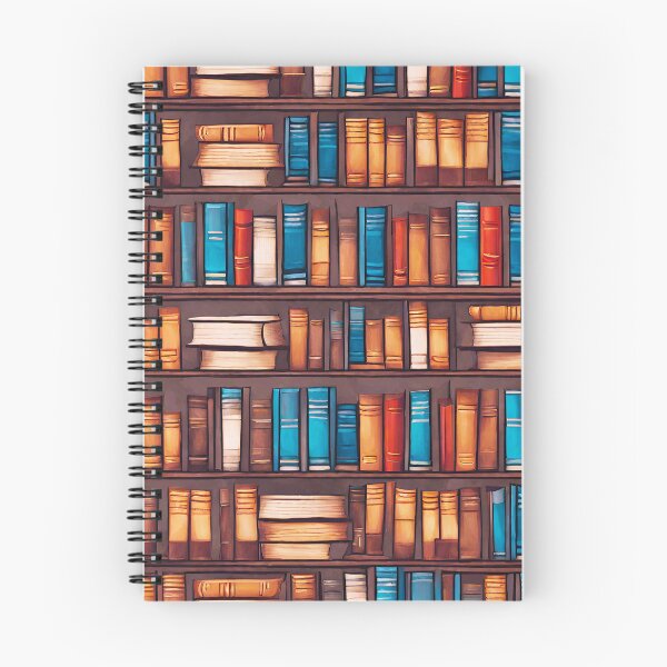 Item preview, Seamless Bookshelf Pattern 3 designed and sold by Tom-Johnson.