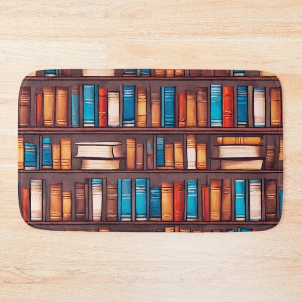Item preview, Seamless Bookshelf Pattern 3 designed and sold by Tom-Johnson.