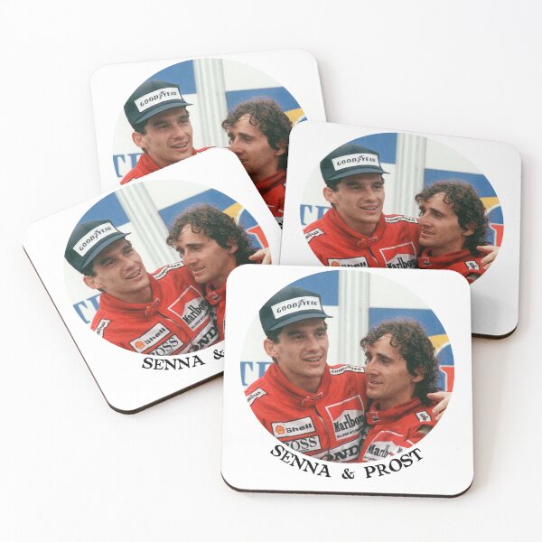 Item preview, Ayrton Senna and Alain Prost name and icon print! designed and sold by cceridwenx.