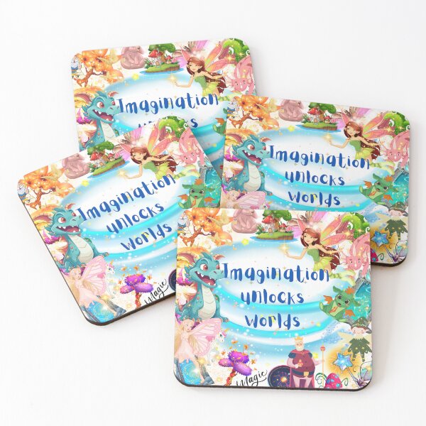 Item preview, Imagination Unlocks Worlds designed and sold by CharismaticMindArt.
