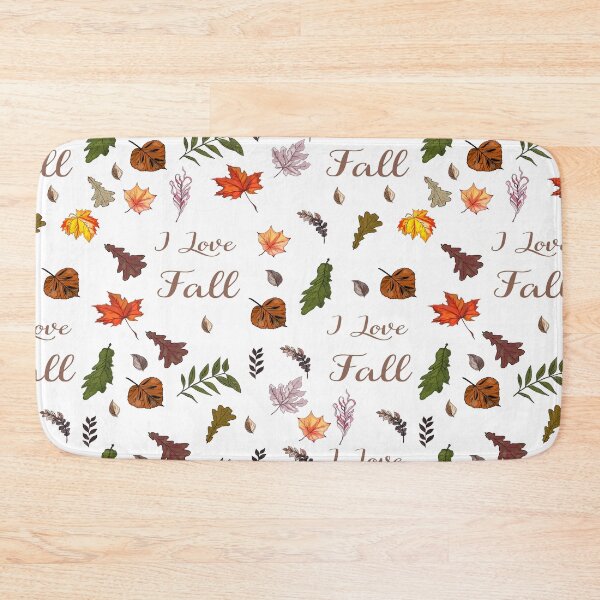 Item preview, I love Fall.  Orange leaves. Autumn season love concept designed and sold by Anastasiia Yurevych.