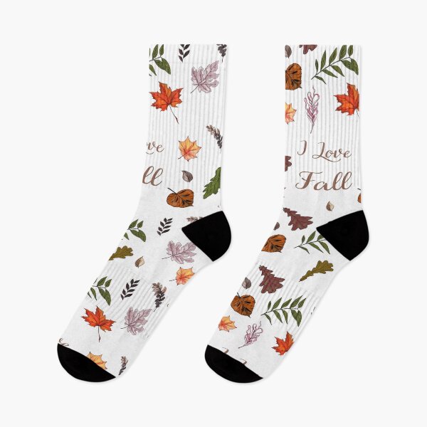 Item preview, I love Fall.  Orange leaves. Autumn season love concept designed and sold by Anastasiia Yurevych.