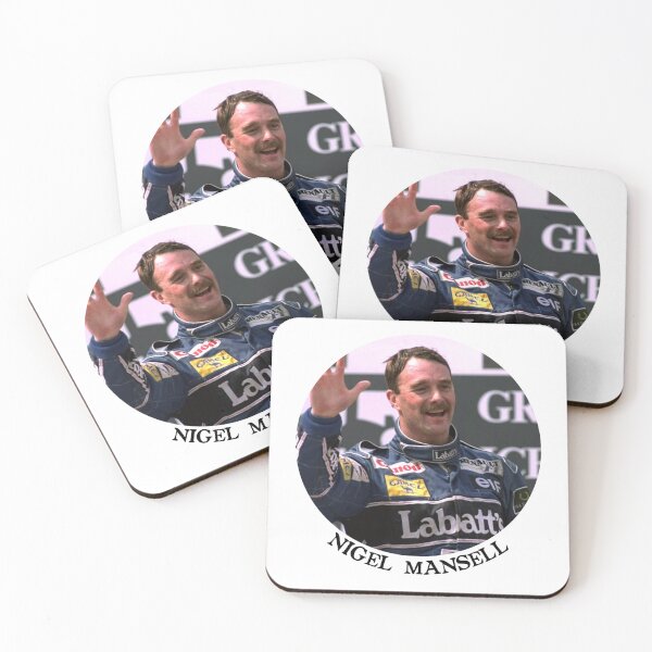 Item preview, Nigel Mansell name and icon print! designed and sold by cceridwenx.