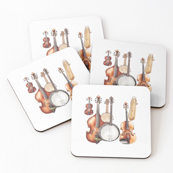 Item preview, Folk Harmony: A Collection of String Instruments designed and sold by Gemty.
